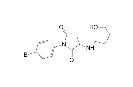 1-(4-Bromo-phenyl)-3-(4-hydroxy-butylamino)-pyrrolidine-2,5-dione