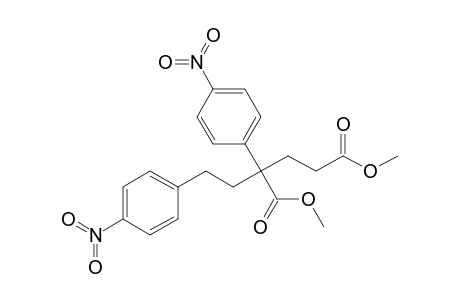 Dimethyl 2-(4-nitrophenyl)-2-[2-(4-nitrophenyl)ethyl]pentanedioate