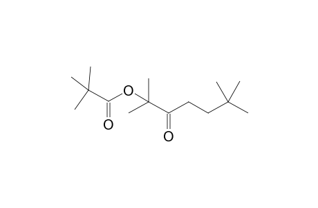 2- and 4-(Trimethylacetoxy)-2,6,6-trimethyl-3-heptanone