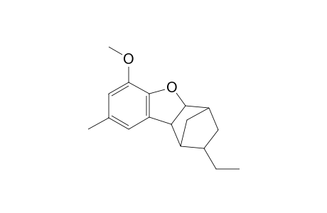 3-ethyl-6-methoxy-8-methyl-1,2,3,4,4a,9b-hexahydro-1,4-methanodibenzo[b,d]furan