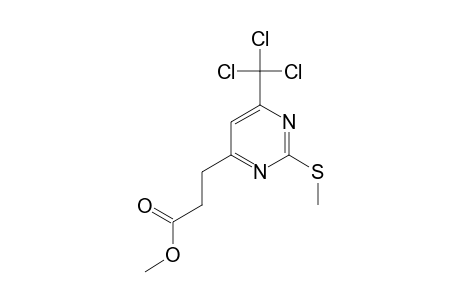 METHYL-3-(2-THIOMETHYL-6-TRICHLOROMETHYL-PYRIMIDIN-4-YL)-PROPANOATE