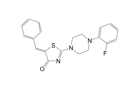 (5Z)-5-benzylidene-2-[4-(2-fluorophenyl)-1-piperazinyl]-1,3-thiazol-4(5H)-one