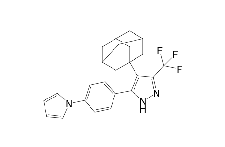 4-(1-Adamantyl)-5-[4-(1H-pyrrol-1-yl)phenyl]-3-trifluoromethyl-1H-pyrazole