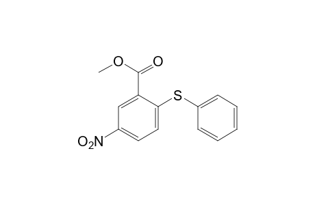 5-nitro-2-(phenylthio)benzoic acid, methyl ester
