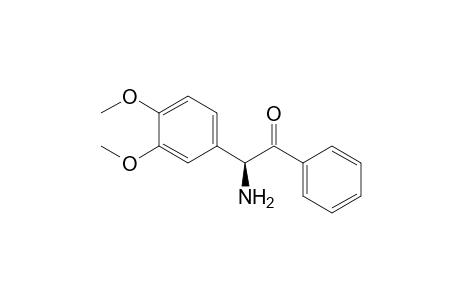 (2S)-2-Amino-2-(3,4-dimethoxyphenyl)-1-phenylethanone