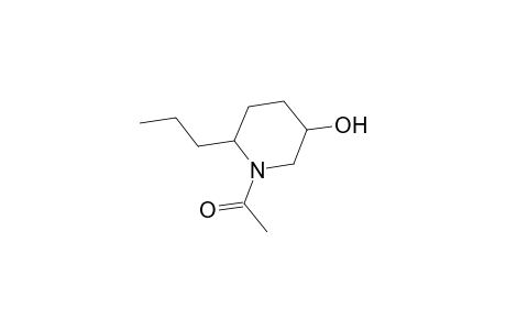 3-Piperidinol, 1-acetyl-6-propyl-, (3R-trans)-