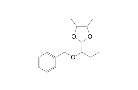 2-[1'-Benzyloxypropyl]-4,5-dimethyl-[1,3]dioxolane