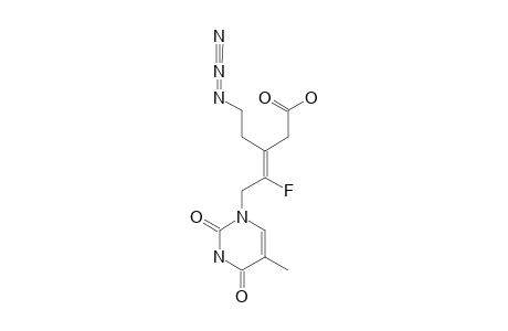 3-(2-AZIDOETHYL)-4-FLUORO-5-(5-METHYL-2,4-DIOXO-3,4-DIHYDRO-2H-PYRIMIDIN-1-YL)-PENT-3-ENOIC-ACID
