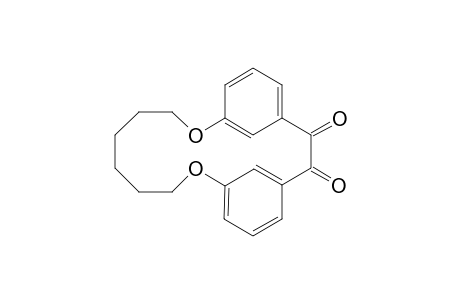1,4(1,3)-Dibenzena-5,12-dioxacyclododecaphane-2,3-dione
