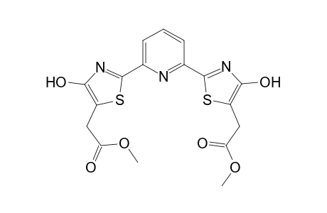 Dimethyl 2,2'-[2,2'-(Pyridine-2,6-diyl)bis(4-hydroxythiazole-5,2-diyl)]diacetate