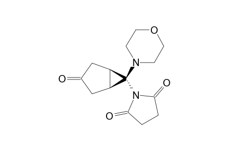 1-[(1-alpha,5-alpha,6-alpha-6-MORPHOLINO-3-OXO-BICYCLO-[3.1.0]-HEX-6-YL]-PYRROLIDINE-2,5-DIONE