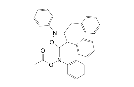 5-(N-Acetoxy-N-phenylamino)-3-benzyl-2,4-diphenyltetrahydro-1,2-oxazole