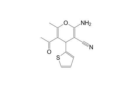 5-acetyl-2-amino-6-methyl-4-(2-thienyl)-4H-pyran-3-carbonitrile