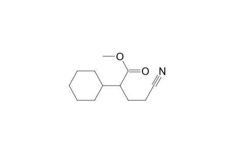 Methyl 4-cyano-2-cyclohexylbutanoate