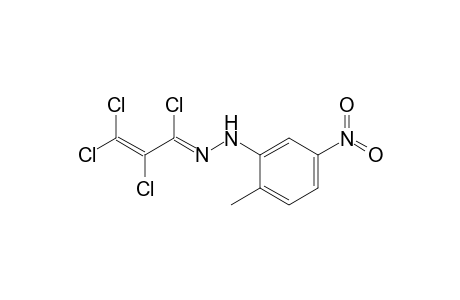 N-(1,2,3,3-Tetrachloroallylidene)-N'-(2-methyl-5-nitrophenyl)hydrazine