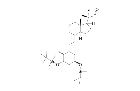 (5E,7E)-(1S,3R,20-.xi.)-1,3-Bis[[(1,1-dimethylethyl)dimethylsilyl]oxy]-20-fluoro-20-methyl-9,10-secopregna-5,7,10(19)-trien-21-al