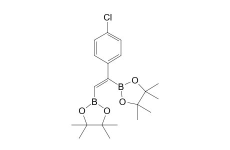 (E)-2,2'-[1-(4-Chlorophenyl)ethene-1,2-diyl]bis(4,4,5,5-tetramethyl-1,3,2-dioxaborolane)