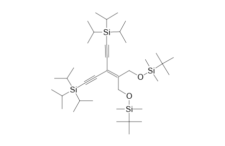 5-[(t-Butyl)dimethylsilyloxy]-4-[(t-butyl)dimethylsilyloxymethyl]-1-(triisopropylsilyl0-3-[(triisopropylsilyl)ethynyl]pent-3-en-1-yne