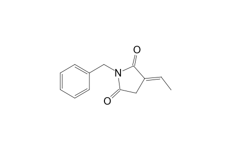 (E)-1-Benzyl-3-ethylidene-pyrrolidine-2,5-dione