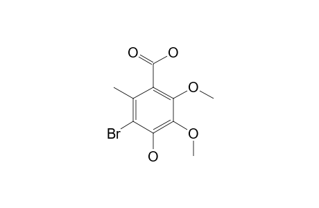 5-bromo-4-hydroxy-2,3-dimethoxy-6-methylbenzoic acid