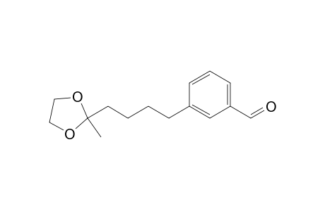 3-[5,5-(Ethylenedioxy)hexyl]benzaldehyde