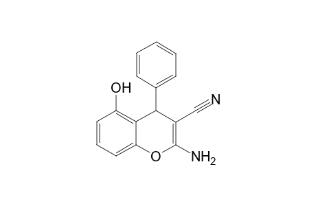 2-Amino-5-hydroxy-4-phenyl-4H-chromene-3-carbonitrile