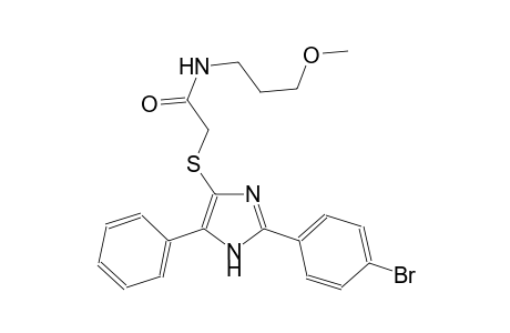 acetamide, 2-[[2-(4-bromophenyl)-5-phenyl-1H-imidazol-4-yl]thio]-N-(3-methoxypropyl)-