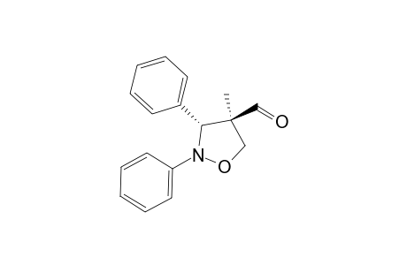 4-METHYL-2-N,3-DIPHENYL-ISOXAZOLIDINE-4-CARBALDEHYDE
