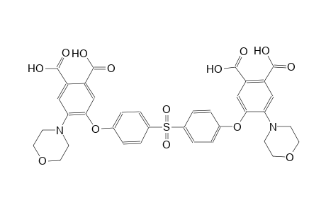 1,2-benzenedicarboxylic acid, 4-[4-[[4-[4,5-dicarboxy-2-(4-morpholinyl)phenoxy]phenyl]sulfonyl]phenoxy]-5-(4-morpholinyl)-