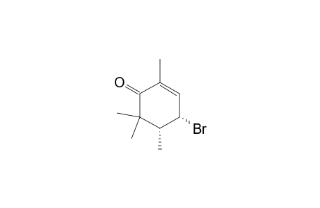 2-Cyclohexen-1-one, 4-bromo-2,5,6,6-tetramethyl-, cis-
