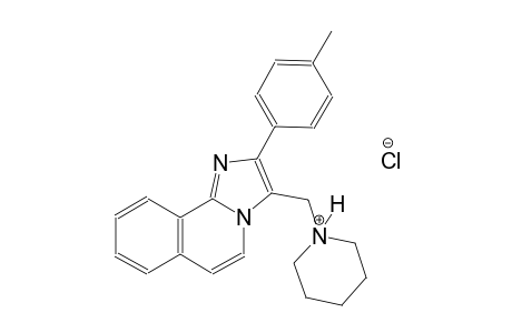piperidinium, 1-[[2-(4-methylphenyl)imidazo[2,1-a]isoquinolin-3-yl]methyl]-, chloride