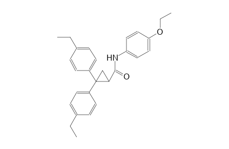 N-(4-ethoxyphenyl)-2,2-bis(4-ethylphenyl)cyclopropanecarboxamide