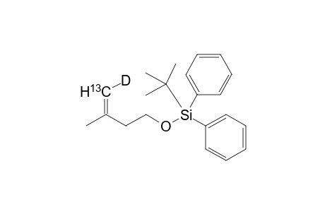 (Z)-(4-13C,4-2H)-tert-Butyl((3-methylbut-3-en-1-yl)oxy)diphenylsilane