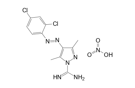 4-[(2,4-DICHLOROPHENYL)AZO]-3,5-DIMETHYLPYRAZOLE-1-CARBOXAMIDINE, MONONITRATE