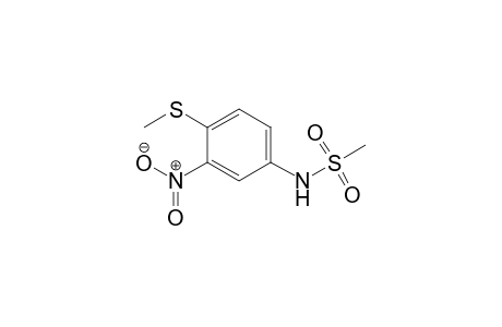 Methanesulfonamide, N-[4-(methylthio)-3-nitrophenyl]-