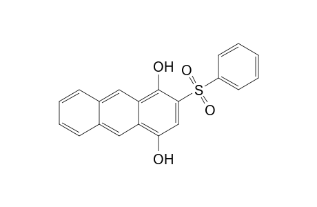 2-(benzenesulfonyl)anthracene-1,4-diol