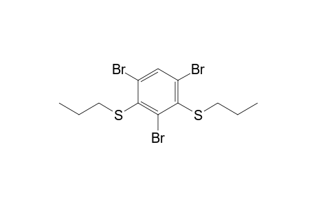1,3,5-tribromo-2,4-bis(propylsulfanyl)benzene