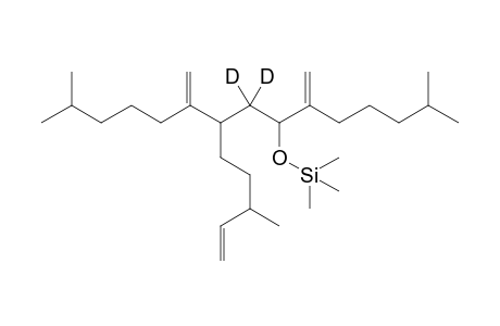 [8-2H2]-9-trimethylsilyloxy-2,6,10,14-tetramethyl-7-(3-methylpent-4-enyl)-pentadeca-6(17),10(18)-diene