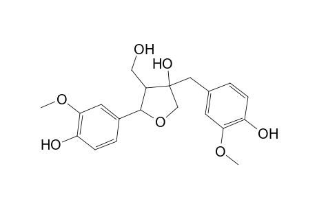3-(4-Hydroxy-3-methoxybenzyl)-5-(4-hydroxy-3-methoxyphenyl)-4-(hydroxymethyl)tetrahydro-3-furanol