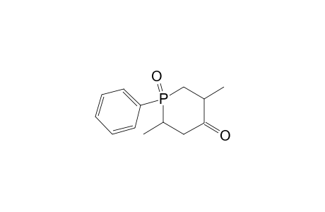 2,5-Dimethyl-1-phenyl-4-phosphinanone 1-oxide