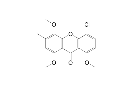 5-Chloro-1,4,8-trimethoxy-3-methyl-9H-xanthen-9-one