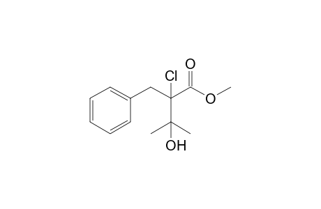 2-Benzyl-2-chloro-3-hydroxy-3-methyl-butyric acid methyl ester