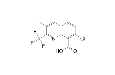 8-Quinolinecarboxylic acid, 7-chloro-3-methyl-2-(trifluoromethyl)-