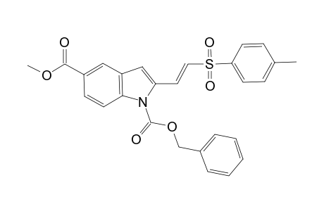 1-O-benzyl 5-O-methyl 2-[(E)-2-(4-methylphenyl)sulfonylethenyl]indole-1,5-dicarboxylate