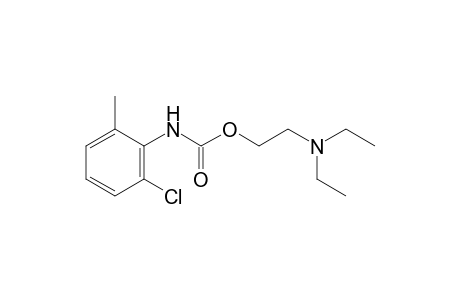 2-(diethylamino)ethanol, 2-chloro-6-methylcarbanilate (ester)