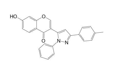 7-Hydroxy-3-(1-phenyl-3-(p-tolyl)-1H-pyrazol-5-yl)-4H-chromen-4-one