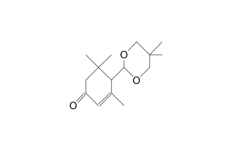 4-(5,5-Dimethyl-1,3-dioxan-2-yl)-3,5,5-trimethyl-2-cyclohexen-1-one
