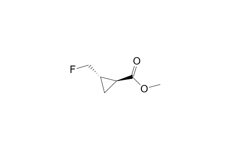 Racemic methyl trans-2-(fluoromethyl)cyclopropane carboxylate