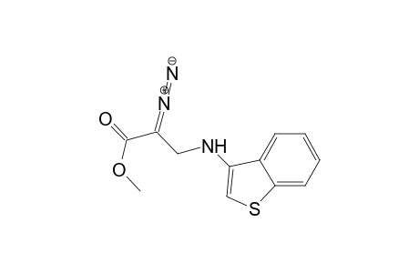 Propanoic acid, 3-(benzo[b]thien-3-ylamino)-2-diazo-, methyl ester