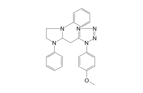 5-[(1,3-diphenyl-2-imidazolidinyl)methyl]-1-(p-methoxyphenyl)-1H-tetrazole